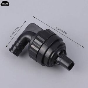 Flexible rotatable plastic duckbill nozel for fish tank