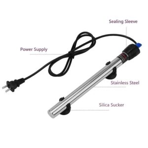 RS-399 Stainless Steel Aquarium Heater – 25W | Automatic Temperature Control